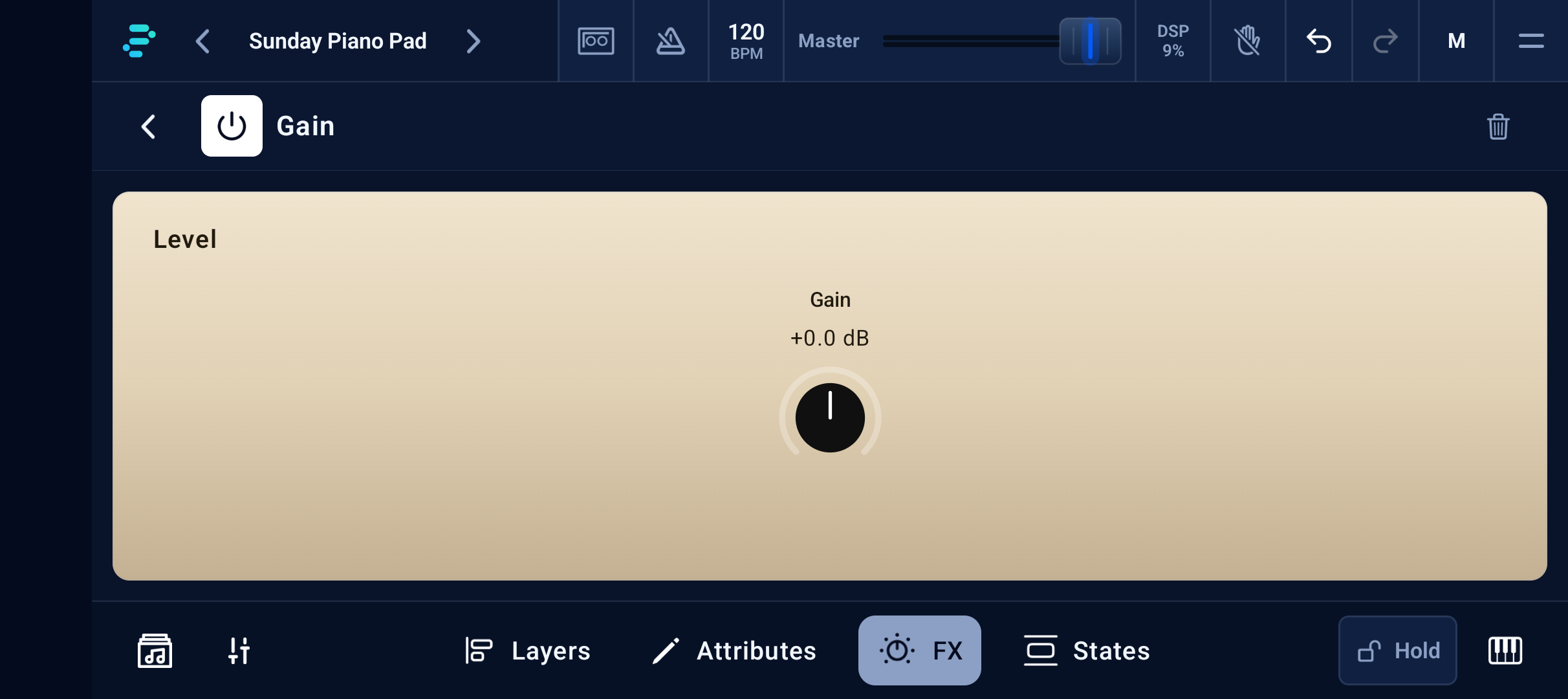 Gain editor on Pixel 10a