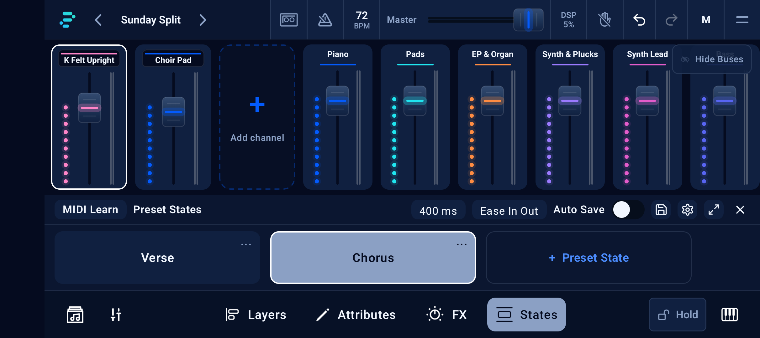 Preset states on Pixel 10a
